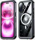 Capa de telefone SPIDERCASE magnética impermeável para iPhone 16