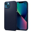 Capa de telefone Spigen Liquid Air para iPhone 13 azul marinho