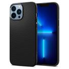 Capa de telefone Spigen Liquid Air para iPhone 13 Pro Max - preta
