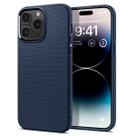 Capa de telefone Spigen Liquid Air para iPhone 14 Pro 2022 azul marinho