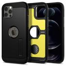 Capa de telefone Spigen Tough Armor para iPhone 12 e 12 Pro - preta
