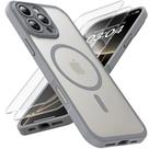 Capa de Telefone TOCOL 3 em 1 para iPhone 16 Pro Max 6,9" (Cinza)