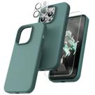 Capa de telefone TOCOL 5 em 1 para iPhone 14 Pro Max com protetores