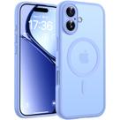 Capa de telefone TOCOL para iPhone 17 com proteção de câmera azul claro