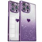 Capa de telefone Tzomsze para iPhone 15 Pro Max Glitter Gradient Capa de telefone Tzomsze para iPhone 15 Pro Max Glitter Gradient