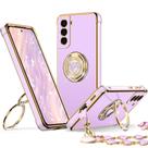Capa de telefone XYZ para Samsung Galaxy S21 com suporte e anel duplo