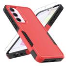 Capa de telefone yuanming Galaxy A35 5G Military Grade Vermelha