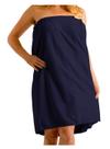 Capa de toalha Spa Wrap BY LORA para mulheres, azul marinho