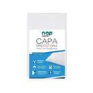 Capa de Travesseiro 200 Fios Percal 100 Algodão Zíper 50x70cm Resistente a Líquido