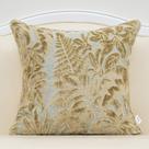 Capa de travesseiro Alerfa Maple Leaf Bege 50x50cm quadrada
