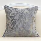 Capa de travesseiro Alerfa Maple Leaf Bordado 50x50cm Cinza Prata Capa de travesseiro Alerfa Maple Leaf Bordado 50x50cm Cinza Prata