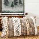 Capa de travesseiro COZYDEKO Decorative Boho-Chic 30x50cm Algodão e Lã