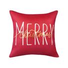 Capa de travesseiro ONWAY Christmas 45x45cm Feliz Natal Dourado Vermelho Capa de travesseiro ONWAY Christmas 45x45cm Feliz Natal Dourado Vermelho