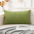 Capa de travesseiro UGS UGASA Velvet Soft Solid 30x50cm verde