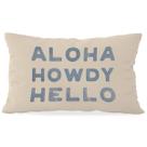 Capa de travesseiro Wheatwin Blue Coastal Howdy 30x50cm Flanelette