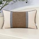 Capa de travesseiro Yangest Patchwork Luxury Cotton Linen 30x50cm