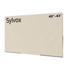 Capa de TV SYLVOX 40-43" à prova de intempéries para uso externo com bolso remoto