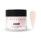 Capa de unhas em pó acrílico MakArttPro 56g/60ml de amêndoa cremosa