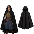 Capa de veludo com capuz KDAFJLKD Traje medieval renascentista