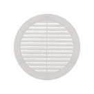 Capa de ventilação de beiral em plástico branco de 6" com tela de malha Capa de ventilação de beiral em plástico branco de 6" com tela de malha