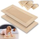 Capa de ventilação Orzbow Baby Proofing, silicone macio, pacote com 2 unidades cáqui