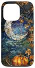 Capa de vitral Celestial Halloween Mosaic para iPhone 13 Pro