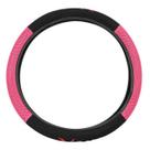 Capa de Volante 38 cm Bordada (TYPe R) Preta/Rosa