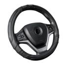 Capa de volante Achiou Black Leather Universal 38cm