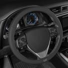 Capa de volante CAT EasyWrap Faux Black Leather 15cm Capa de volante CAT EasyWrap Faux Black Leather 15cm