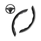 Capa De Volante De Carro Antiderrapante De Fibra De Carbono 2/3pcs Auto Wheel Booster Acessórios De
