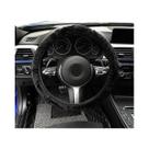 Capa De Volante De Carro De Inverno De Pelúcia Quente De Pelo Curto Premium De 38cm, Acessório