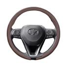 Capa De Volante De Carro Em Couro Nappa Para Toyota Camry RAV4 Corolla 86 Reiz Wish CHR Celica Vitz Capa De Volante De Carro Em Couro Nappa Para Toyota Camry RAV4 Corolla 86 Reiz Wish CHR Celica Vitz