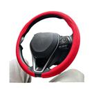 Capa De Volante De Carro Universal Em Couro Respirável E Antiderrapante 36-38cm Protetor Redondo