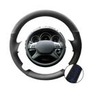 Capa De Volante Em Couro Microfibra Preto Para Mercedes Benz Classe C GL G M W204 W463 X166 W166
