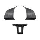 Capa De Volante Em Fibra De Carbono ABS Para VW Polo Golf Jetta Touran Bora Caddy Eos 11-14 Capa De Volante Em Fibra De Carbono ABS Para VW Polo Golf Jetta Touran Bora Caddy Eos 11-14