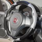 Capa De Volante Material Sintético Preto Esportiva Tuning Universal Fiat Ford VW Chevrolet Protetor Antiderrapante Conforto Premium
