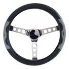 Capa De Volante Pvc Macio Esportivo Tuning Sprinter 42 Cm Cor:Cinza