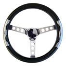 Capa De Volante Pvc Macio Esportivo Tuning Sprinter 42 Cm Cor:Prata