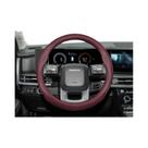 Capa De Volante Ultra-Fina E Respirável Em Couro Para Hyundai I30 Tucson I20 I10 I40 Kona Ix35 Grand