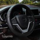 Capa de volante Valleycomfy Microfiber Leather 38cm