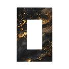 Capa Decorativa para Tomada Oilbiexn Preto e Dourado Mármore 1 Módulo Capa Decorativa para Tomada Oilbiexn Preto e Dourado Mármore 1 Módulo