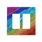 Capa Decorativa para Tomada Oilbiexn Rainbow Glitter 2 Gang Capa Decorativa para Tomada Oilbiexn Rainbow Glitter 2 Gang