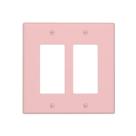 Capa Decorativa para Tomada Oilbiexn Rosa Blush 2 Módulos Capa Decorativa para Tomada Oilbiexn Rosa Blush 2 Módulos