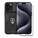 Capa Defender e Pelicula Ultra Glass iPhone 15ProMax-Gshield