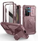 Capa Dexnor com Capa de Câmera Deslizante para Samsung Galaxy S24 - Rosa