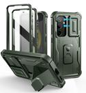 Capa Dexnor para Samsung Galaxy S24 com Capa de Câmera Deslizante - Design Militar