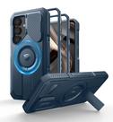 Capa Dexnor para Samsung Galaxy S25 - Com Capa de Câmera Azul Marinho