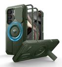 Capa Dexnor para Samsung Galaxy S25 - Com Capa de Câmera Verde Militar
