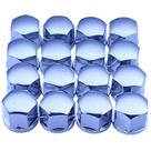 Capa do Parafuso de Roda Universal Cromado 19mm Jogo com 16pcs