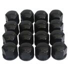 Capa do Parafuso de Roda Universal Preto 19mm Jogo com 16pcs Capa do Parafuso de Roda Universal Preto 19mm Jogo com 16pcs